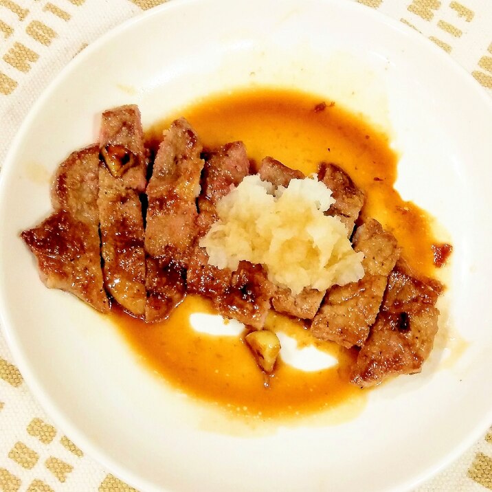 タレが美味しい ♡おろしトンテキ